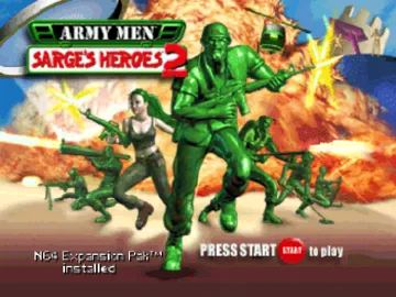 Army Men - Sarge's Heroes 2 (USA) screen shot title